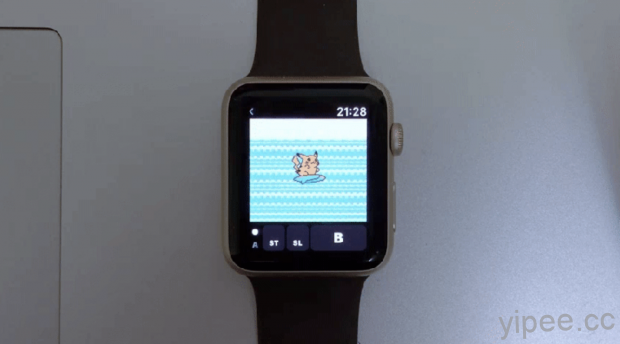 超神！Apple Watch 也能玩 GameBoy 版的《精靈寶可夢 黃版》