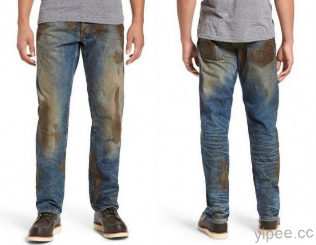 為了「致敬」辛苦的工作者，美國高檔時尚百貨推 1.3 萬的泥巴牛仔褲