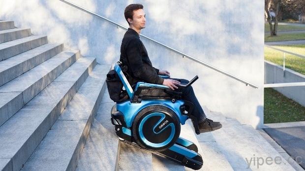 超暖心設計，瑞士研究生研發會爬樓梯的電動輪椅