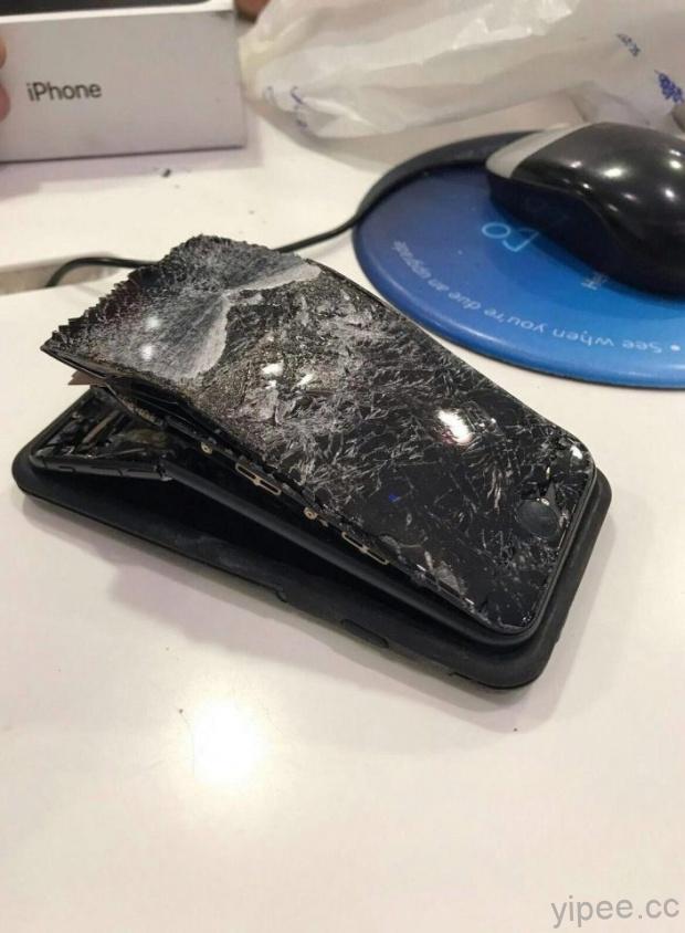 iPhone 7 驚傳爆炸，灼傷業餘飛鏢手的手指！