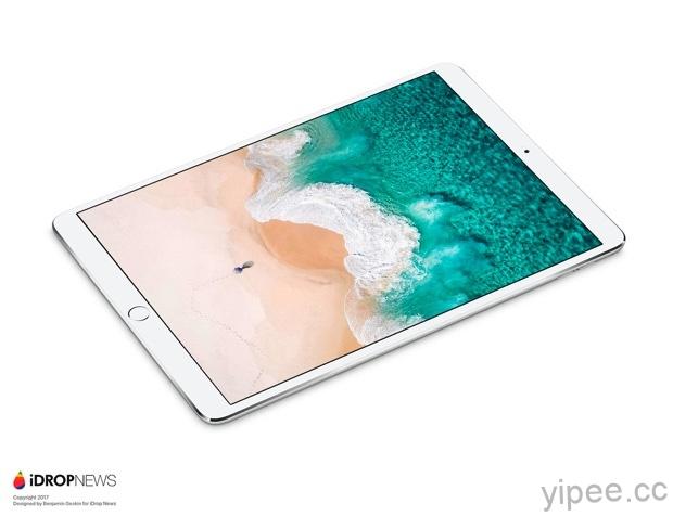 10.5 吋 iPad 3D圖、保護殼曝光，少了無邊框設計、具備 3 個麥克風