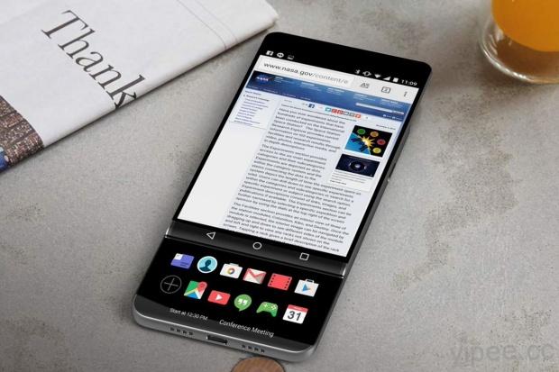 爆料達人披露 LG V30 照片與規格，為全球首款「滑蓋式雙螢幕」智慧手機