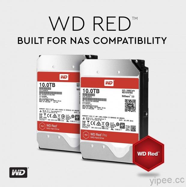 WD 擴充 NAS 硬碟，推出 10TB WD Red 及 WD Red Pro 氦氣充填硬碟
