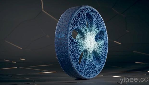 米其林研發不用充氣就能使用的全新 3D 列印概念輪胎「Vision」