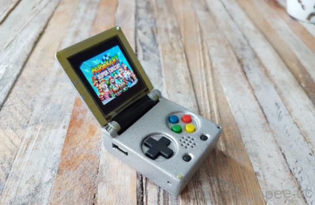 世界最迷你的 Game Boy，只有鑰匙圈大小還可以玩《超級瑪利歐》