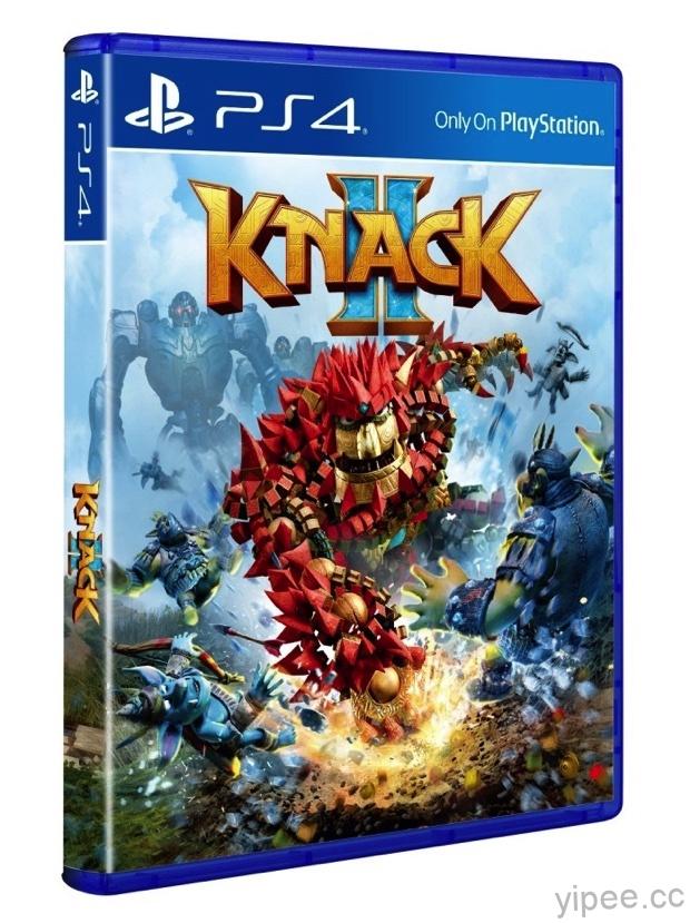 PS4 遊戲《KNACK 2》下載版與藍光版將於 9 月 5 日上市！