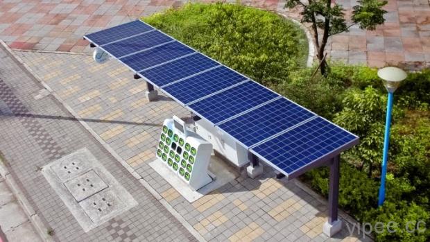 Gogoro 在八里十三行博物館打造全台首座太陽能電池交換站