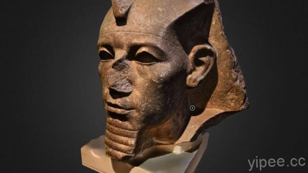 【分享】大英博物館 3D 文物模型免費下載，在家也能 DIY 列印摩艾像、法老王