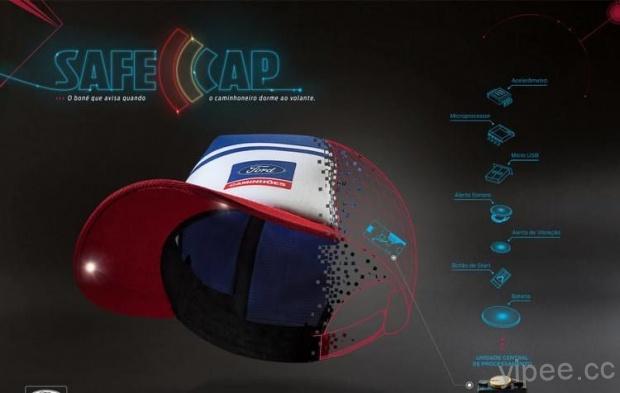 福特設計司機專用「防睡」智慧帽，關鍵時刻可救人一命！