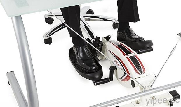 特別的 FitDesk Under Desk Elliptical 健身器，辦公室工作也能邊運動！