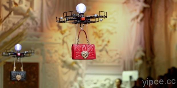 無人機首次走秀就在 D&G 米蘭時尚大展