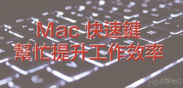 【Mac OS 教學】33 個 Mac 鍵盤要學會的快速鍵！（更新）