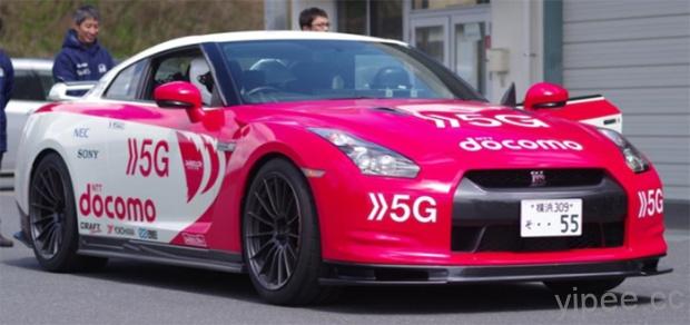日本電信改裝 GTR 飆速 300 公里，成功完成 5G 數據傳輸測試