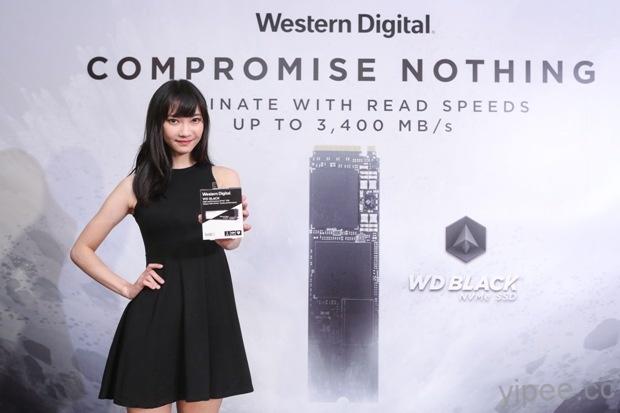 WD 推出新款電競 「 WD Black NVMe SSD 」，寫入突破2800MB/s