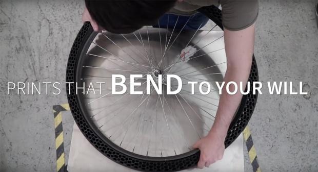 3D 列印的腳踏車輪胎登場，以後再也不用擔心爆胎了！