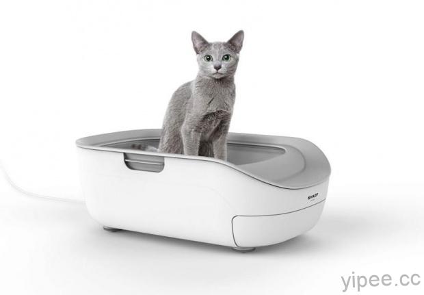 Sharp 進軍寵物市場，推出「智慧貓砂盆」可即時分析愛貓健康狀況