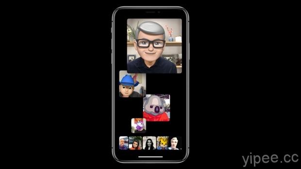 【Apple WWDC 2018】FaceTime 支援群組通話，自定動態表情大頭照的Memoji 和會吐舌頭的 Animoji 登場