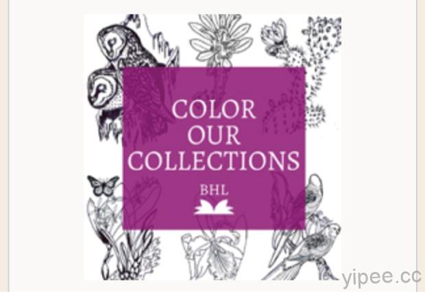 【免費】#Color Our Collections 收藏全球圖書館的「復古著色畫」，下載列印就能上色舒壓