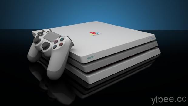 Colorware 幫 Sony PlayStation 4 Pro 換塗裝，重現 1990年代復古的 PlayStation