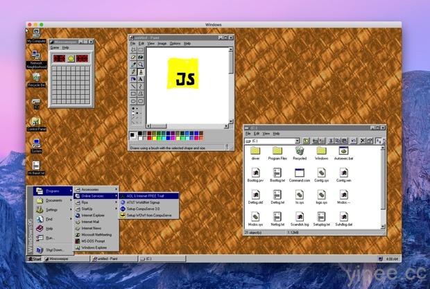經典「Windows 95」系統變 APP，可以在 Windows、macOS、Linux 安裝使用