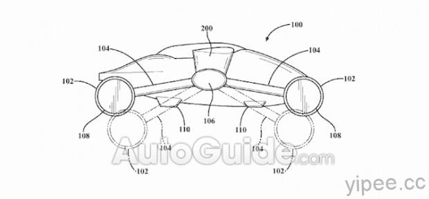 Toyota 新專利，把輪胎變成螺旋槳讓汽車飛上天