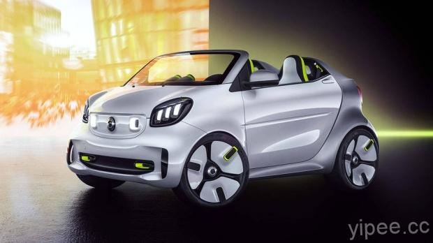 Smart 慶 20歲，2018 巴黎車展推出 Smart Forease Concept 純電動雙座敞篷概念車