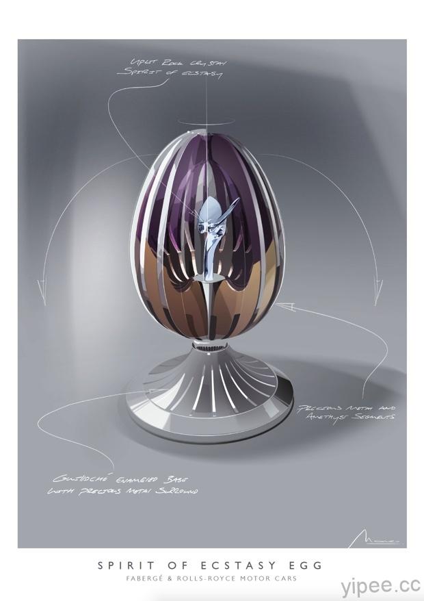 勞斯萊斯找珠寶商 Fabergé 合作，為天使雕像打造獨一無二的皇家珠寶彩蛋