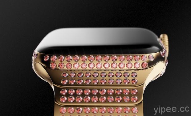 滿滿鑽石的奢華版 Apple Watch Series 4，靈感來自魚子醬！