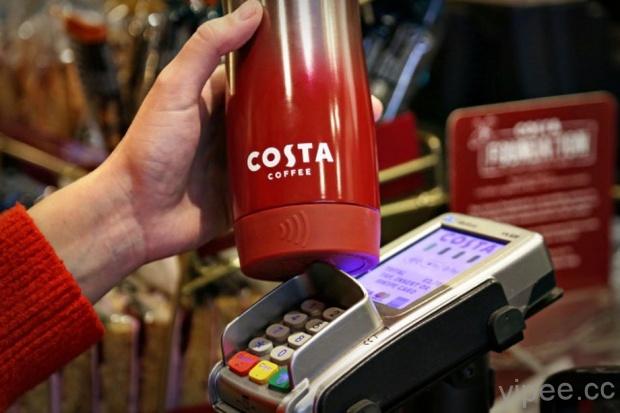 Costa 打造智慧保溫杯，內建 NFC 晶片嗶一下就能買咖啡