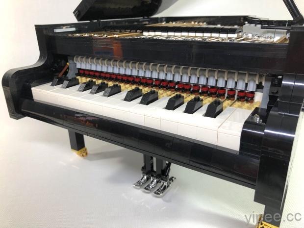 鋼琴師打造可彈奏的 LEGO 鋼琴，但它不能發出聲音