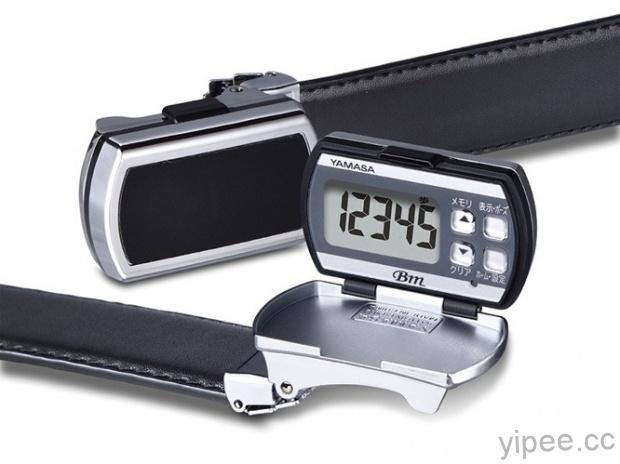 日本鐘錶商打造健康皮帶，多功能計步器告訴你今天走了多少路！