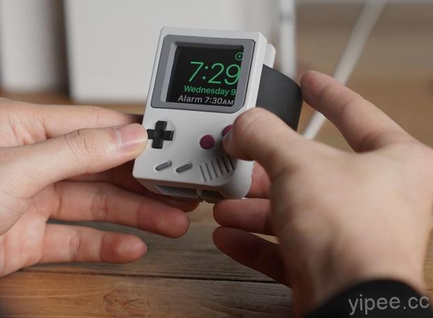 Apple Watch 裝上充電座，秒變任天堂 Game Boy