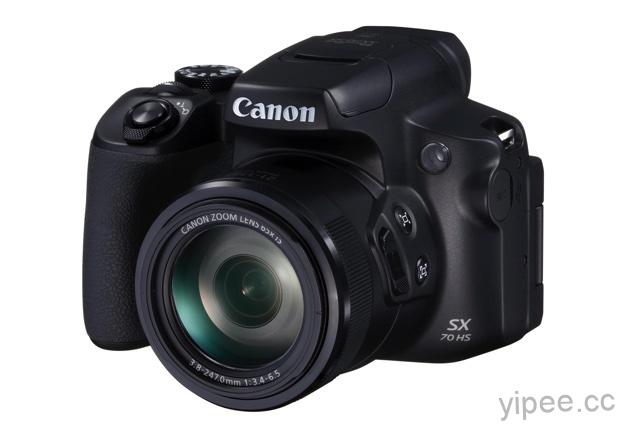 Canon PowerShot SX70 HS 長焦旅遊類單眼上市，搭載高解析EVF電子觀景器