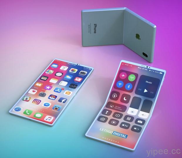 Apple 「折疊式 iPhone 」有譜？官方專利初稿及荷蘭團隊繪製渲染圖曝光