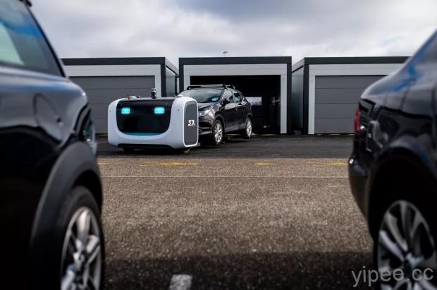 法國里昂機場改用機器人泊車系統，讓停車場空間運用更有效率
