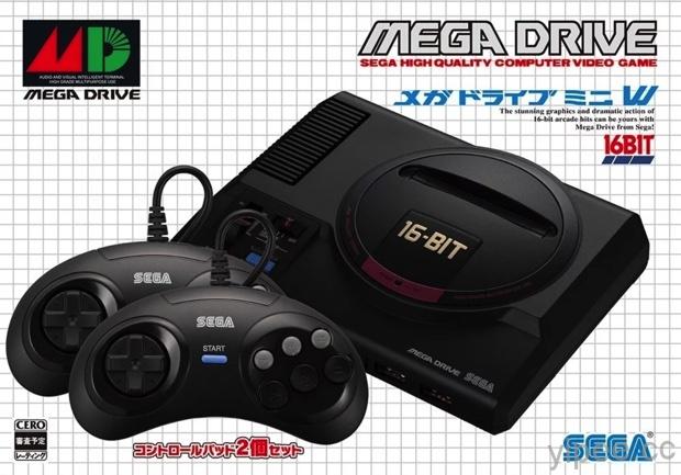 SEGA Mega Drive Mini 迷你主機分日版與歐美版，官方確認 20 款遊戲陣容