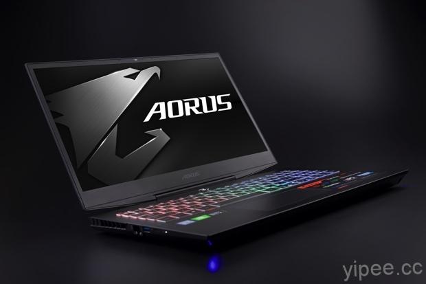 AORUS 15 電競筆電，搭載 240Hz 面板、第九代 Intel 處理器