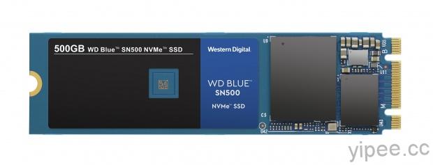 WD Blue SN500 NVMe SSD 固態硬碟在台推出