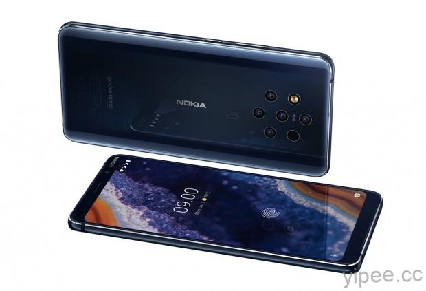 後置五鏡頭手機 Nokia 9 PureView  將在台上市