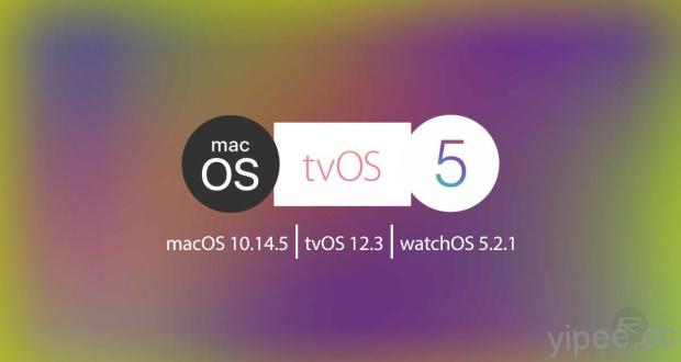 Apple 釋出 watchOS 5.2.1、tvOS 12.3 和 HomePod OS 12.3 更新