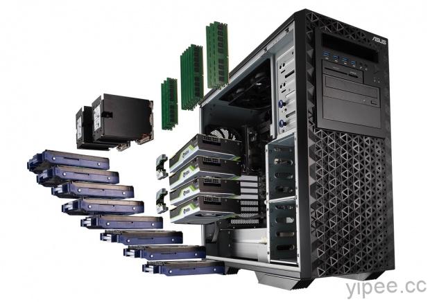 華碩打造 ASUS WS980T 專業工作站，最高可搭載四組 NVIDIA / AMD 顯示卡