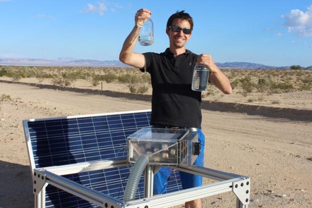 新創公司打造太陽能集水器，沙漠旅行再也不用帶水！