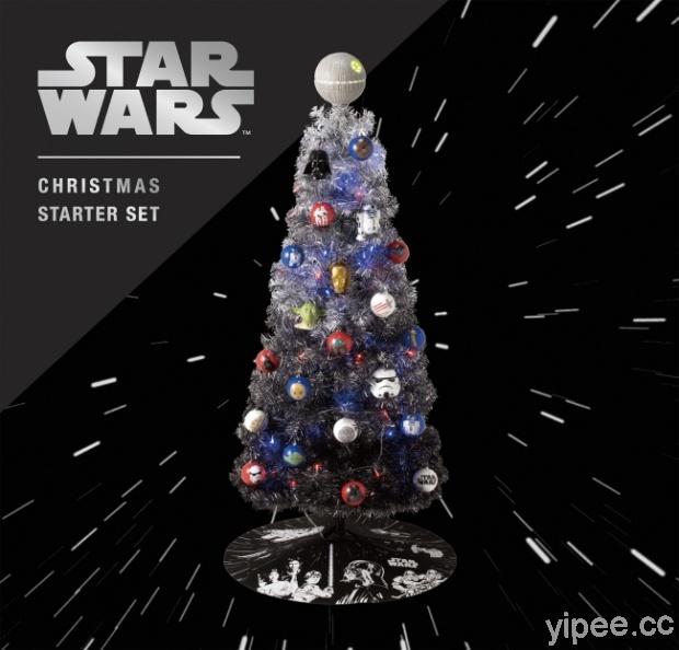 會唱《星際大戰主題曲的》聖誕樹，樹頂裝飾變成了死星！