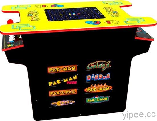 Arcade1Up 推出 17 吋螢幕的 Pac-Man 小精靈機台，收錄 8 款遊戲、售價 499 美元