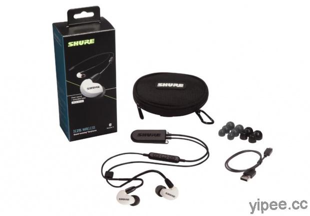 SHURE 升級 SE 專業隔音耳機系列，配備高解析藍牙5.0耳機線