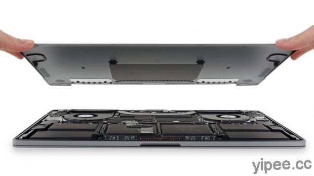 16 吋 MacBook Pro 拆解，剪刀腳鍵盤手感好，但唯有觸控板可更換
