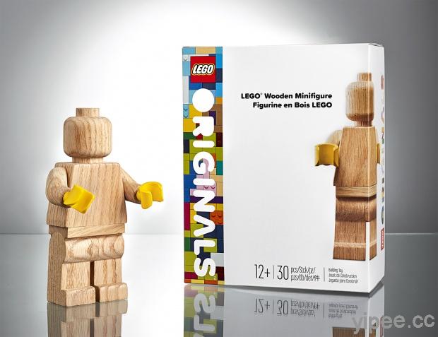 20 公分高、超大號 LEGO Originals 木頭人，售價 119.99 美元