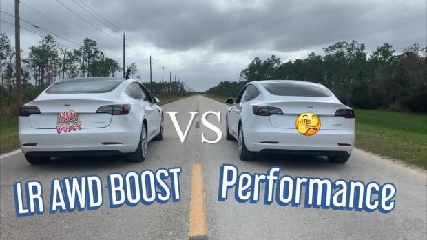 實測 Tesla Model 3 LR 雙引擎升級「Acceleration Boost」前/後 VS. Performance Model 3，花 2,000 美元更新到底值不值得？