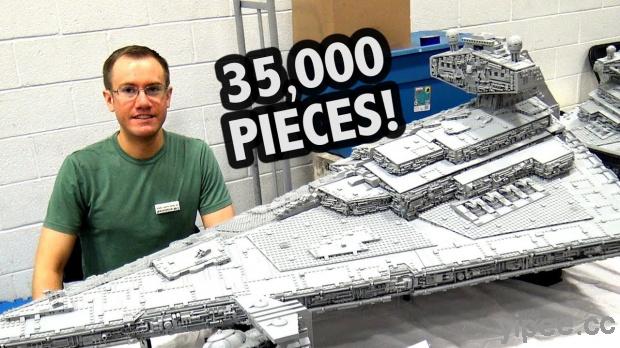 超狂 LEGO 樂高迷親手建造《星際大戰》滅星者戰艦， 使用超過 35,000 片積木