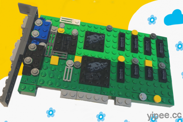 Lego 樂高積木也能變成 GPU 顯示卡！